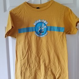 Blink-182 Hot Topic Tee-Shirt Yellow XS
